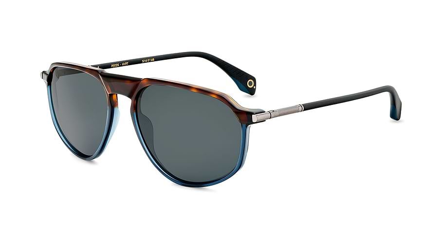 Óculos de sol etnia barcelona pecos sun hvpt havana pilot masculino tamanho 57mm - Vista principal