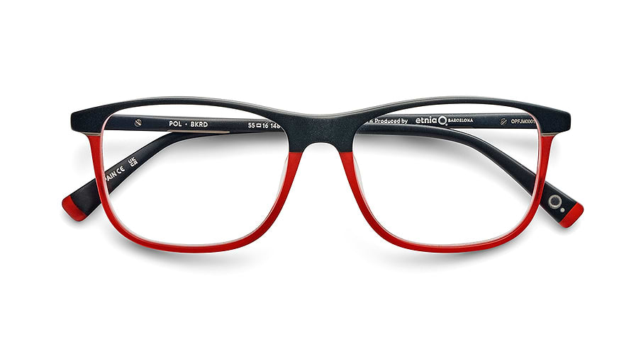 Prescription glasses etnia barcelona pol bkrd negro masculino size 55mm - Detailed view