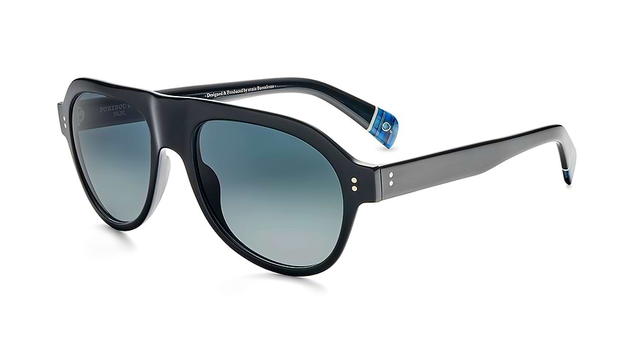 Óculos de sol etnia barcelona portbou sun bkbl negro pilot unisex tamanho 55mm - Vista principal