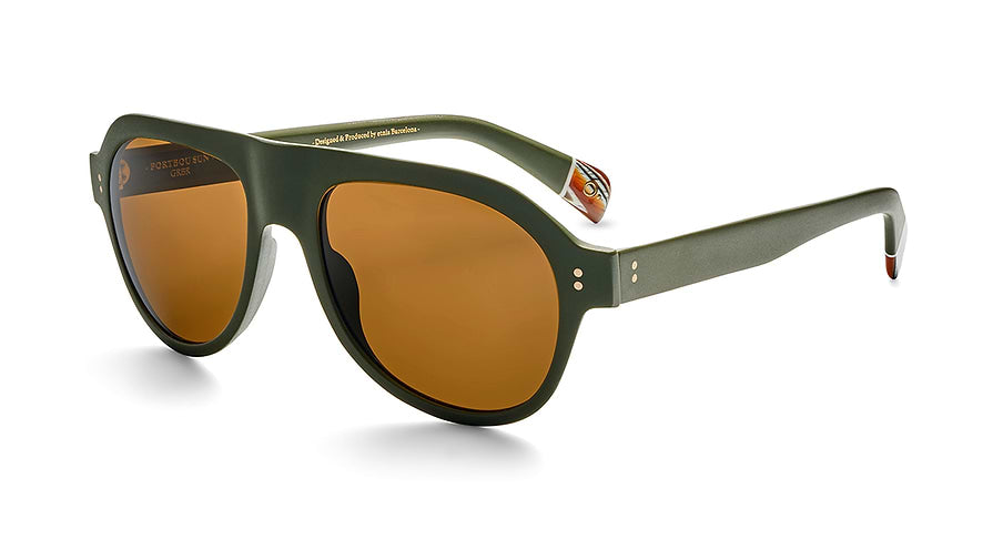 Óculos de sol etnia barcelona portbou sun grbr verde pilot unisex tamanho 55mm - Vista principal