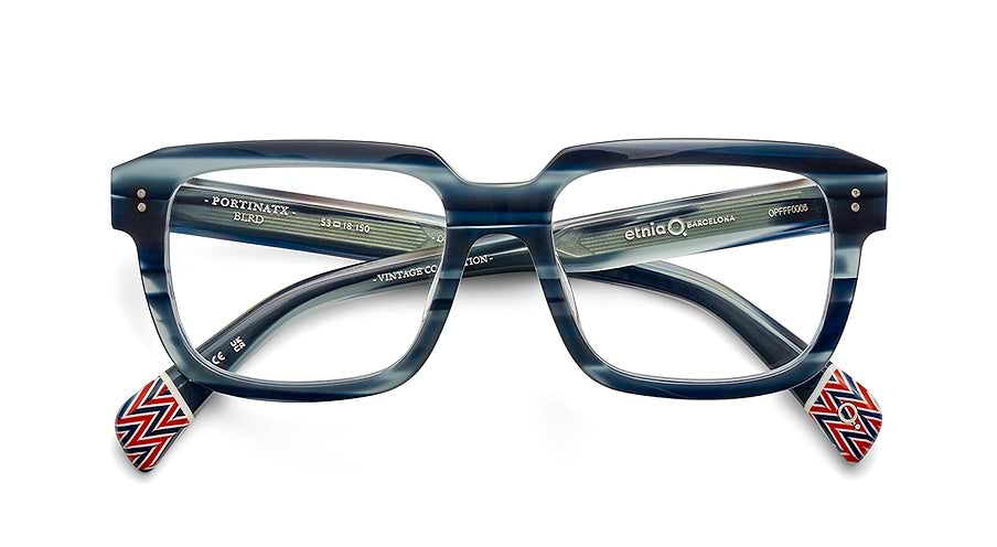 Prescription glasses etnia barcelona portinatx blrd azul masculino size 53mm - Detailed view