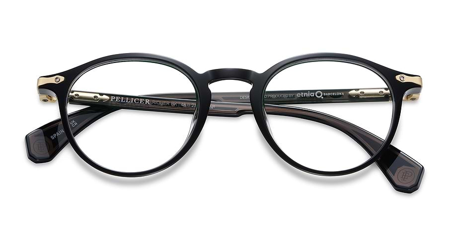Lunettes de vue etnia barcelona riquer bk negro unisex taille 48mm - Vue détaillée