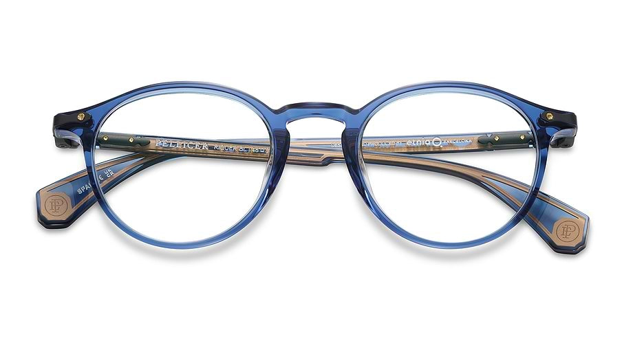 Lunettes de vue etnia barcelona riquer bl azul unisex taille 48mm - Vue détaillée