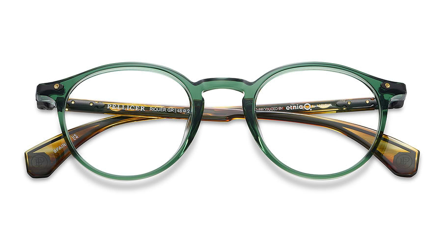 Lunettes de vue etnia barcelona riquer gr verde unisex taille 48mm - Vue détaillée