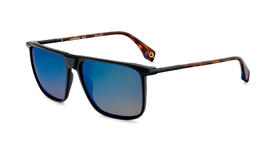 Óculos de sol etnia barcelona romeroville sun bkhv negro rectangular masculino tamanho 57mm - Vista principal