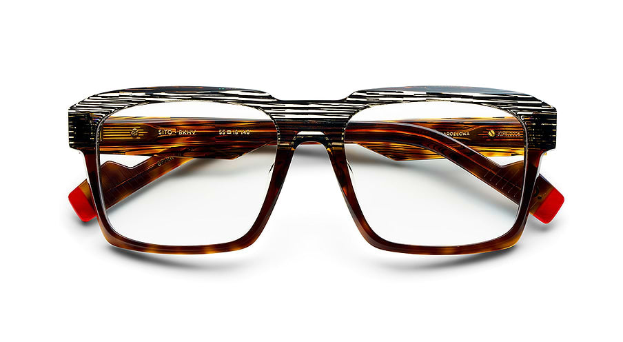 Gafas graduadas etnia barcelona sito bkhv masculino talla 55mm - Vista de detalle