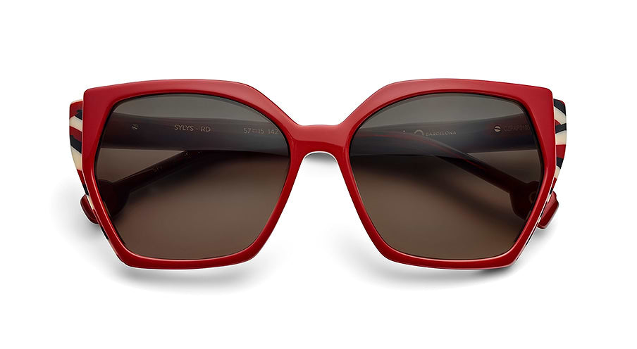 Óculos de sol etnia barcelona sylys sun rd rojo femenino tamanho 57mm - Vista de detalhe
