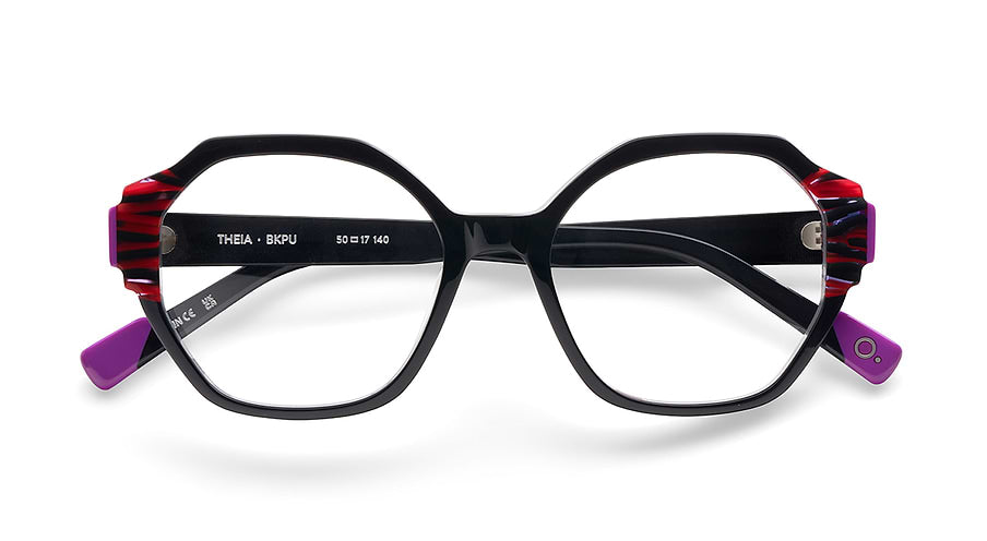 Lunettes de vue etnia barcelona theia bkpu negro femenino taille 50mm - Vue détaillée