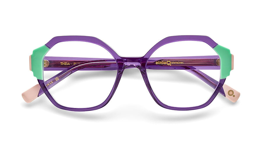 Lunettes de vue etnia barcelona theia pugr morado femenino taille 50mm - Vue détaillée