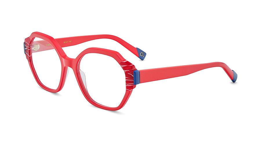 Óculos graduados etnia barcelona theia rdbl rojo femenino tamanho 50mm - Vista principal