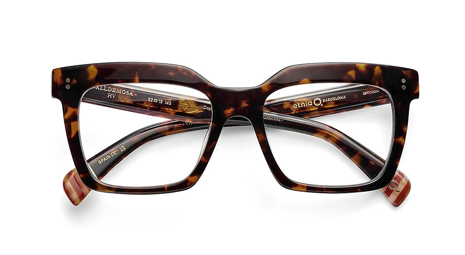 Óculos graduados etnia barcelona valldemosa hv havana femenino tamanho 52mm - Vista de detalhe