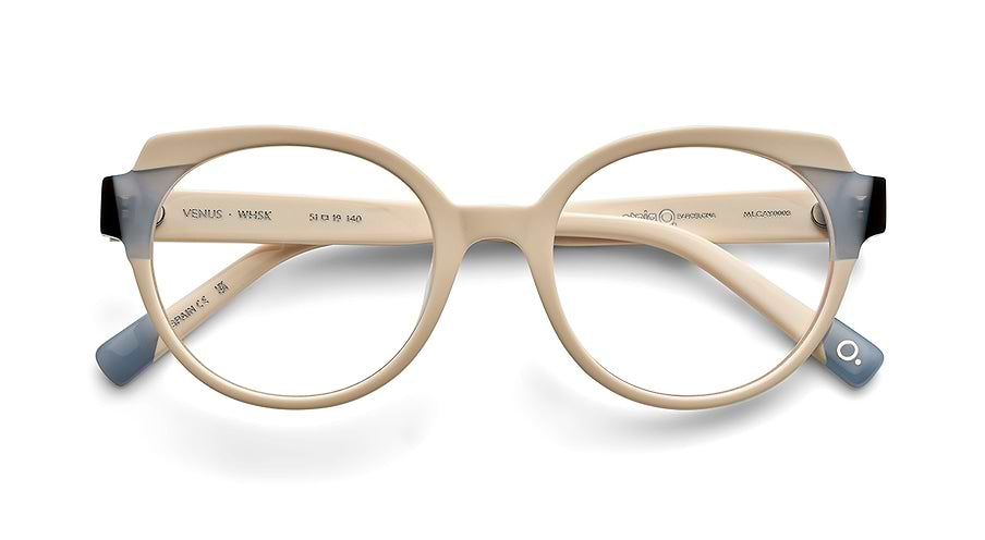 Óculos graduados etnia barcelona venus whsk blanco femenino tamanho 51mm - Vista de detalhe