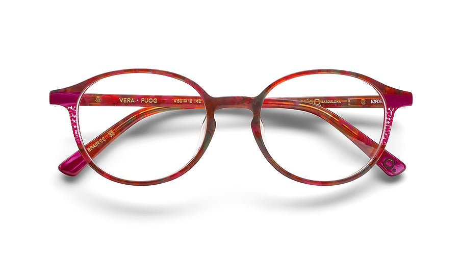 Lunettes de vue etnia barcelona vera fuog rosa femenino taille 48mm - Vue détaillée