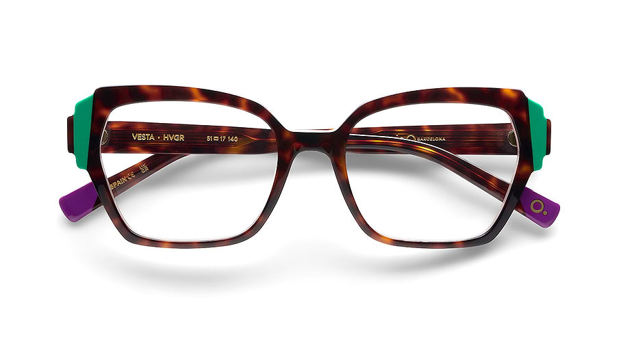 Lunettes de vue etnia barcelona vesta hvgr havana femenino taille 51mm - Vue détaillée