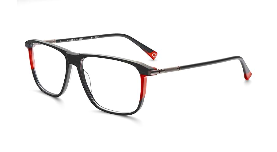 Óculos graduados etnia barcelona waynesville bkrd negro masculino tamanho 60mm - Vista principal