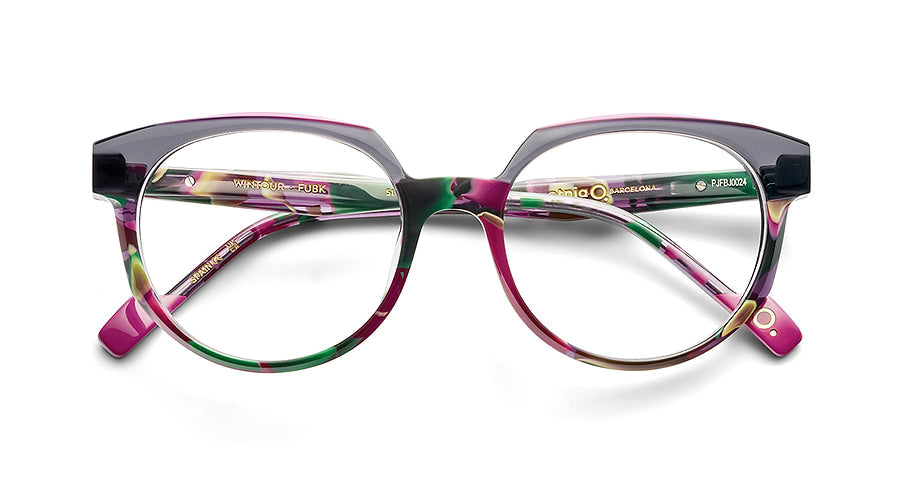 Prescription glasses etnia barcelona wintour fubk rosa femenino size 51mm - Detailed view