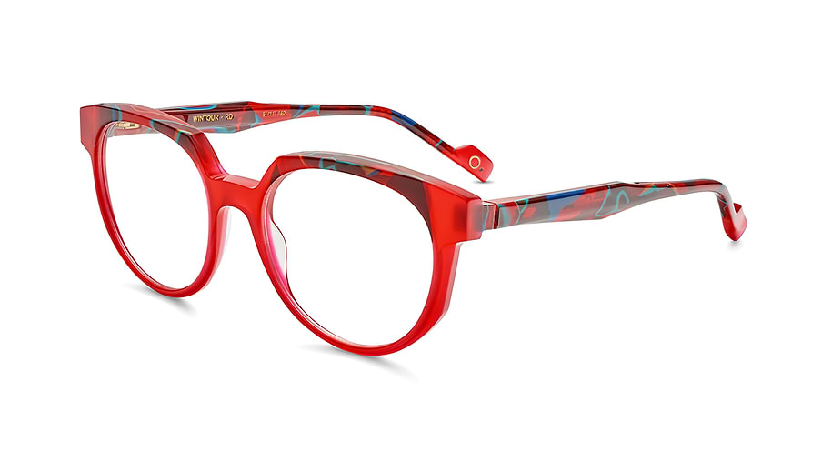 Prescription glasses etnia barcelona wintour rd rojo femenino size 51mm - Main view