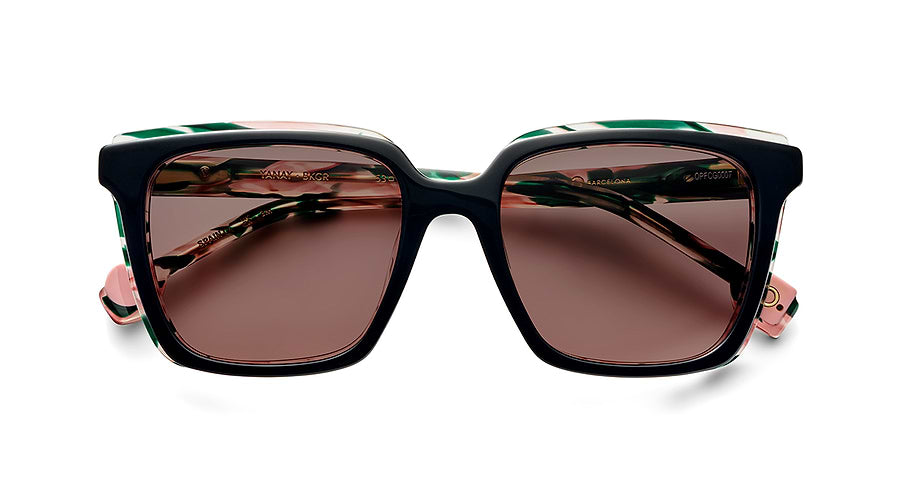 Óculos de sol etnia barcelona yanay sun bkgr negro femenino tamanho 53mm - Vista de detalhe