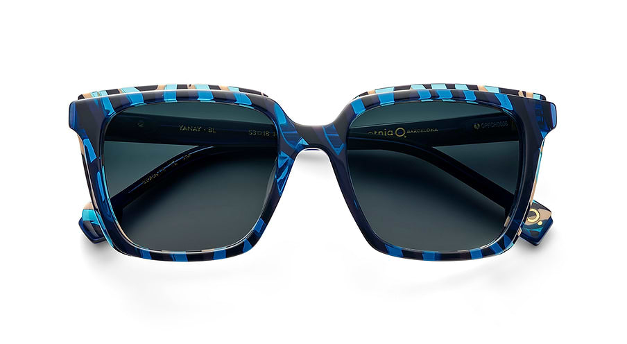 Óculos de sol etnia barcelona yanay sun bl azul femenino tamanho 53mm - Vista de detalhe