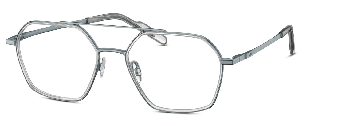 Gafas graduadas mini 741050 43 verde unisex talla 54mm - Vista principal