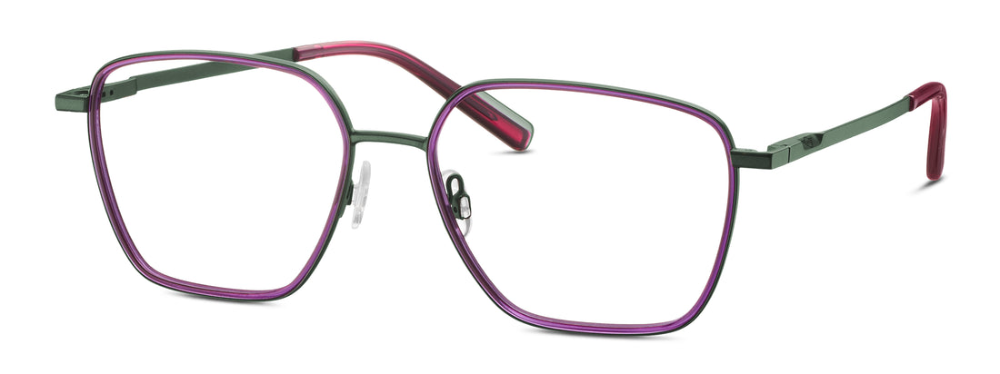 Lunettes de vue mini 741051 40 verde femenino taille 54mm - Vue principale