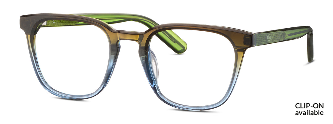 Lunettes de vue mini 743049 47 verde unisex taille 51mm - Vue principale