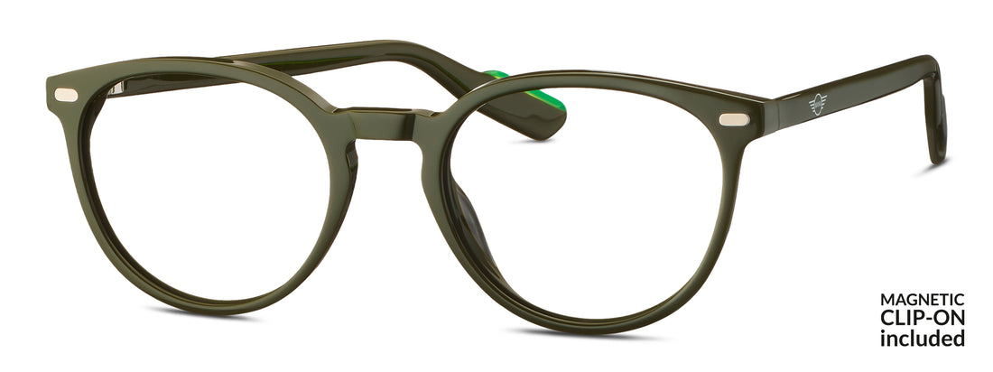 Prescription glasses mini 743053 40 verde unisex size 50mm - Main view