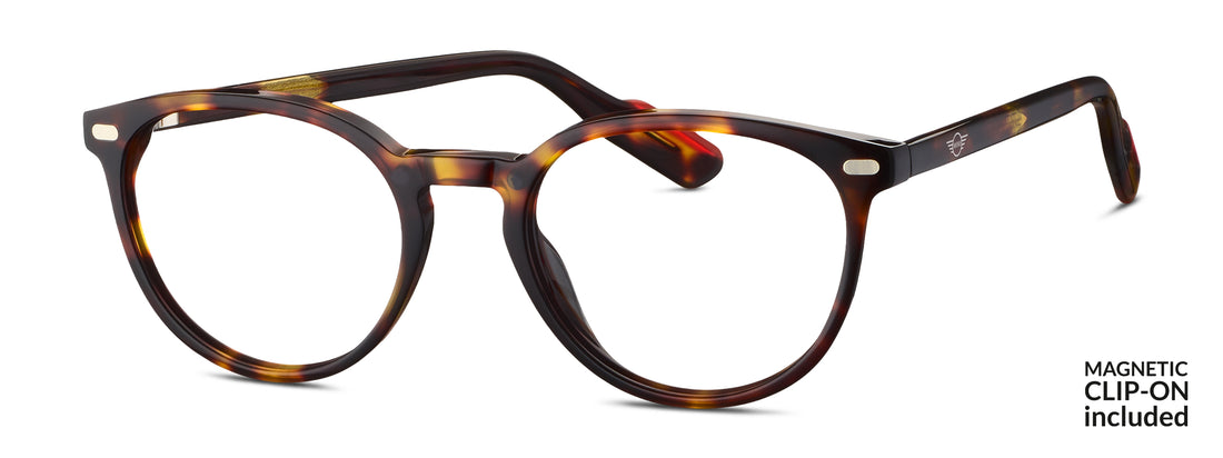 Prescription glasses mini 743053 60 marron unisex size 50mm - Main view