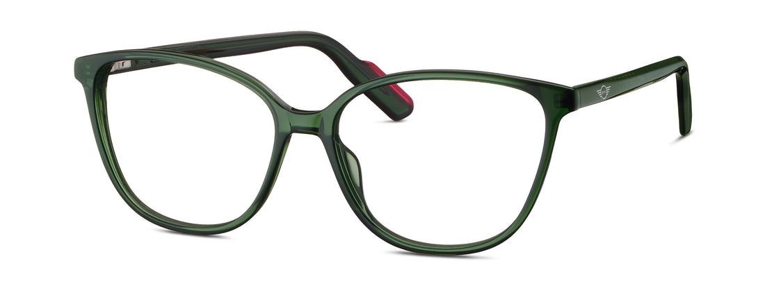 Prescription glasses mini 743054 40 verde femenino size 55mm - Main view