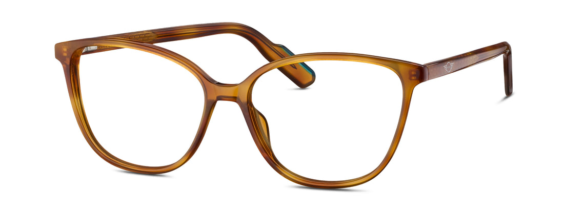 Prescription glasses mini 743054 60 marron femenino size 55mm - Main view