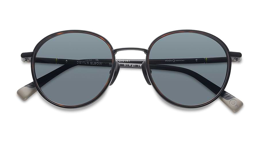 Óculos de sol etnia barcelona devils elbow sun bk masculino tamanho 51mm - Vista de detalhe