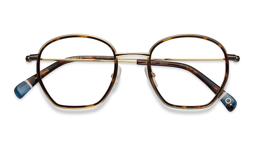Prescription glasses etnia barcelona sineu gdhv dorado unisex size 49mm - Detailed view