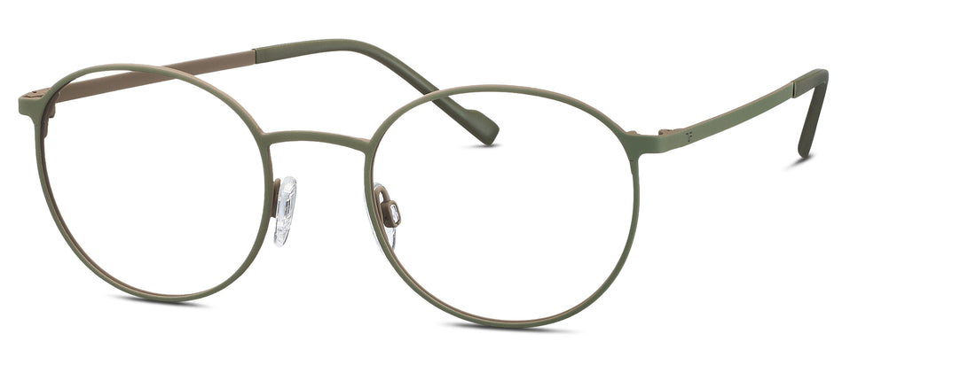 Prescription glasses titanflex 820980 40 verde masculino size 50mm - Main view