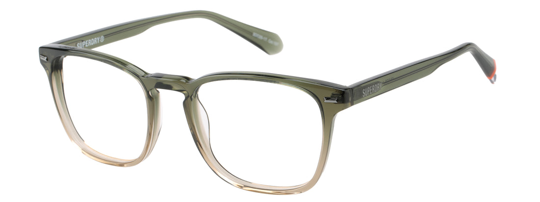 Lunettes de vue superdry 993102 44 verde masculino taille 55mm - Vue principale