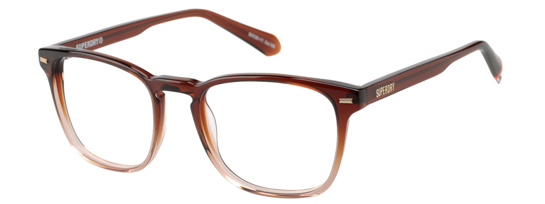 Lunettes de vue superdry 993102 66 marron masculino taille 55mm - Vue principale