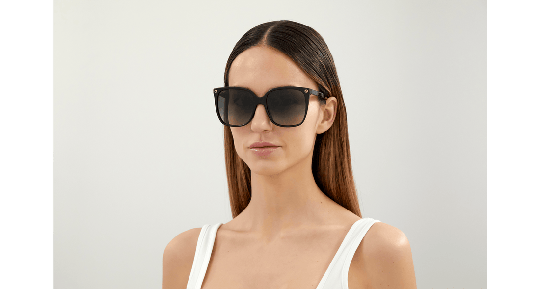 Occhiali da sole gucci gg0022s 001 negro femenino taglia 57mm - Vista dettagliata