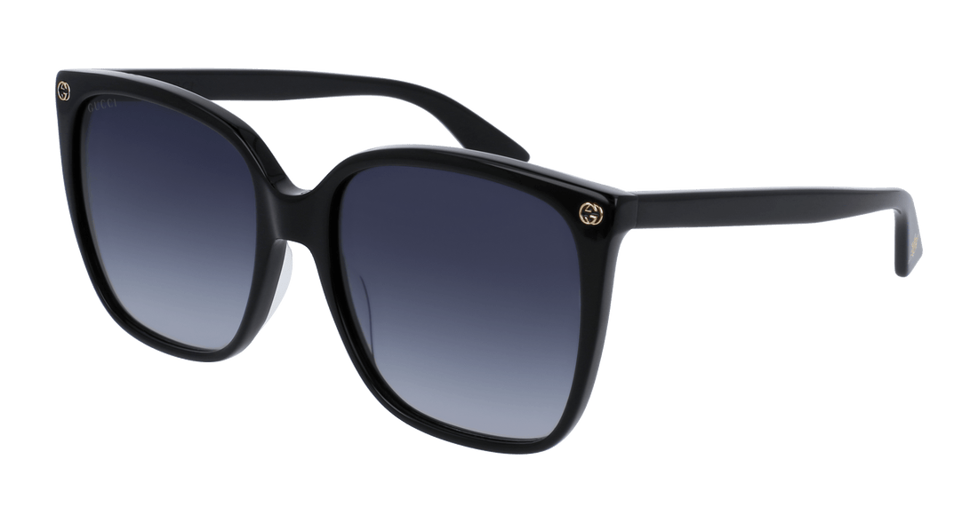 Sonnenbrillen gucci gg0022s 001 negro femenino größe 57mm - Hauptansicht