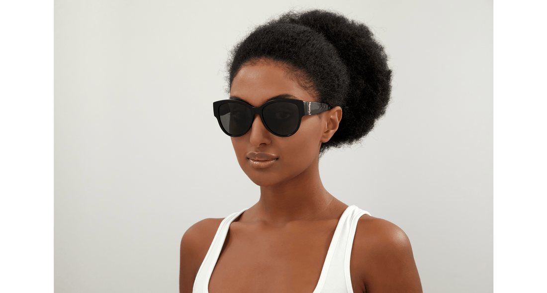 Occhiali da sole saint laurent sl m3 002 oval femenino taglia 55mm - Vista dettagliata
