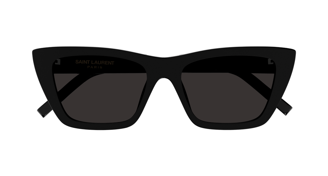 Óculos de sol saint laurent sl 276 mica 001 cat eye femenino tamanho 53mm - Vista de detalhe