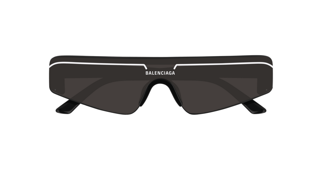 Occhiali da sole balenciaga bb0003s 001 unisex taglia 99mm - Vista dettagliata