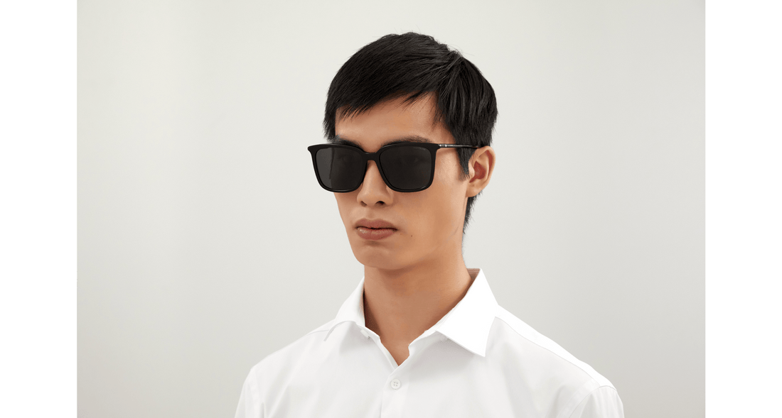 Lunettes de soleil montblanc mb0084sk 001 masculino taille 56mm - Vue détaillée
