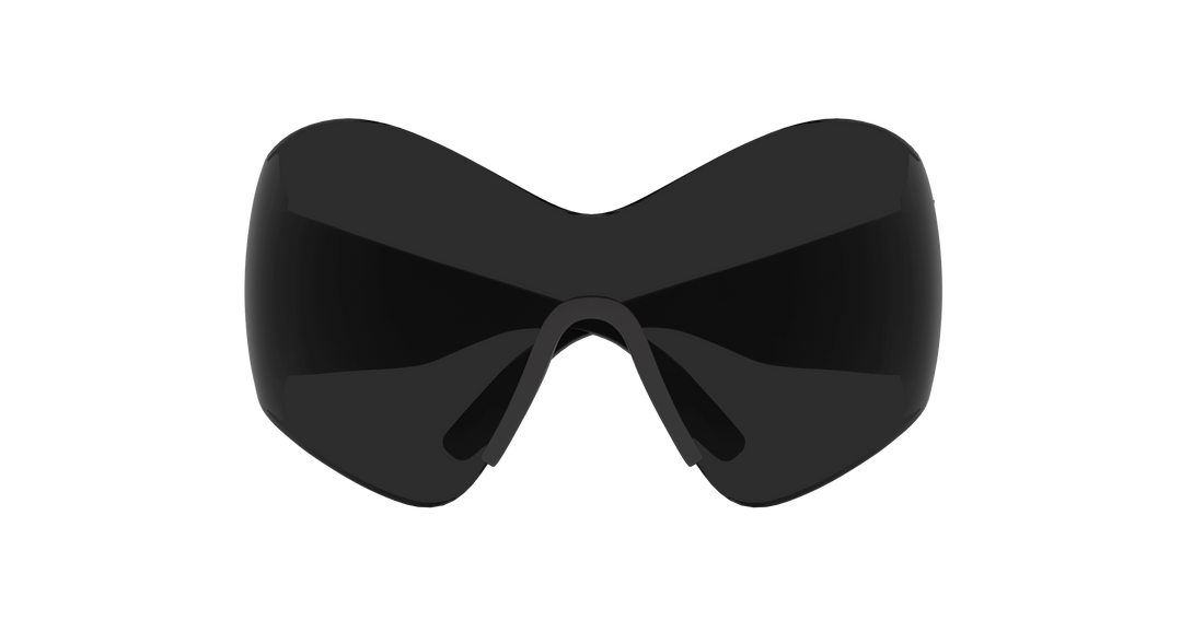 Occhiali da sole balenciaga bb0180s 001 unisex taglia 99mm - Vista dettagliata