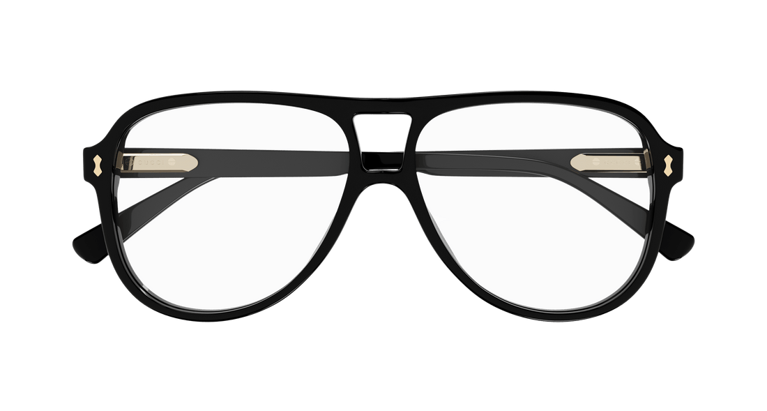 Occhiali da vista gucci gg1044o 001 masculino taglia 57mm - Vista dettagliata