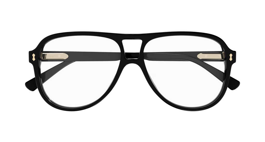 Occhiali da vista gucci gg1044o 001 masculino taglia 57mm - Vista dettagliata