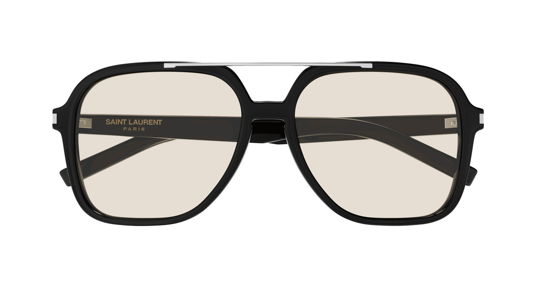 Óculos de sol saint laurent sl 545 001 square femenino tamanho 58mm - Vista de detalhe
