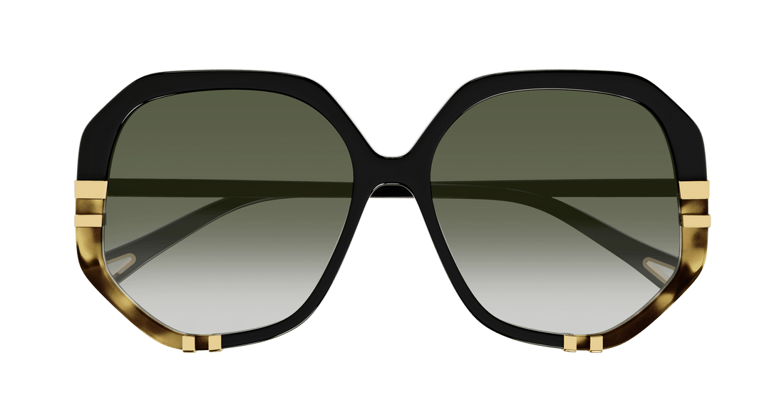 Lunettes de soleil chloé ch0105s 006 irregular femenino taille 55mm - Vue détaillée