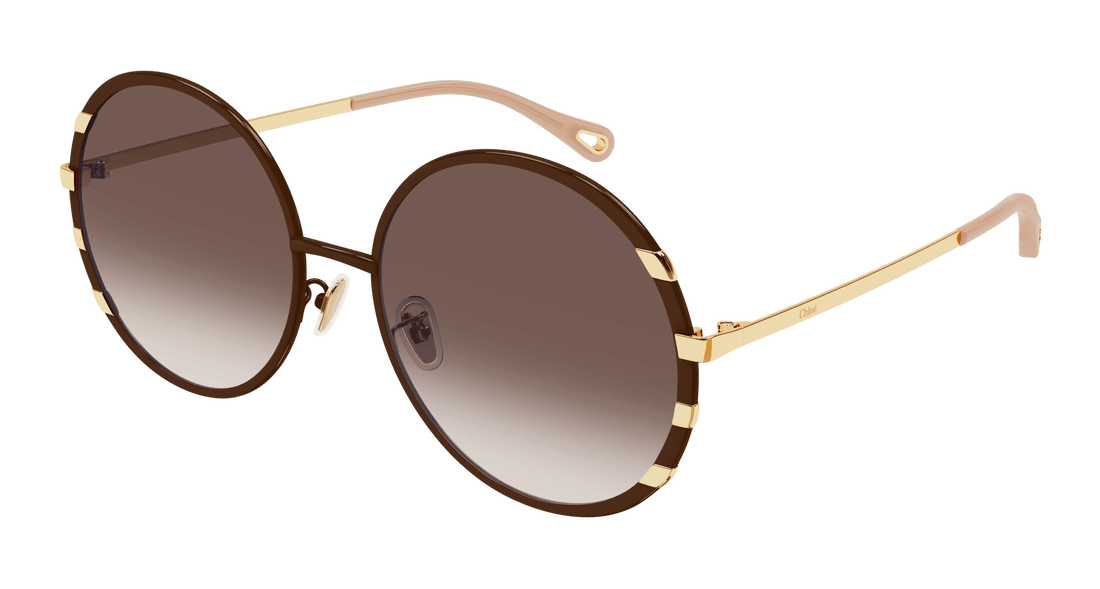 Gafas de sol chloé ch0144s 001 round femenino talla 58mm - Vista principal