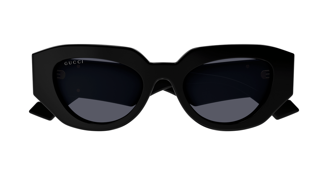 Occhiali da sole gucci gg1421s 001 negro rectangular femenino taglia 51mm - Vista dettagliata