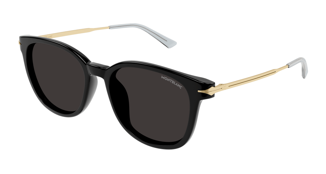 Lunettes de soleil montblanc mb0304sa 001 square masculino taille 55mm - Vue principale