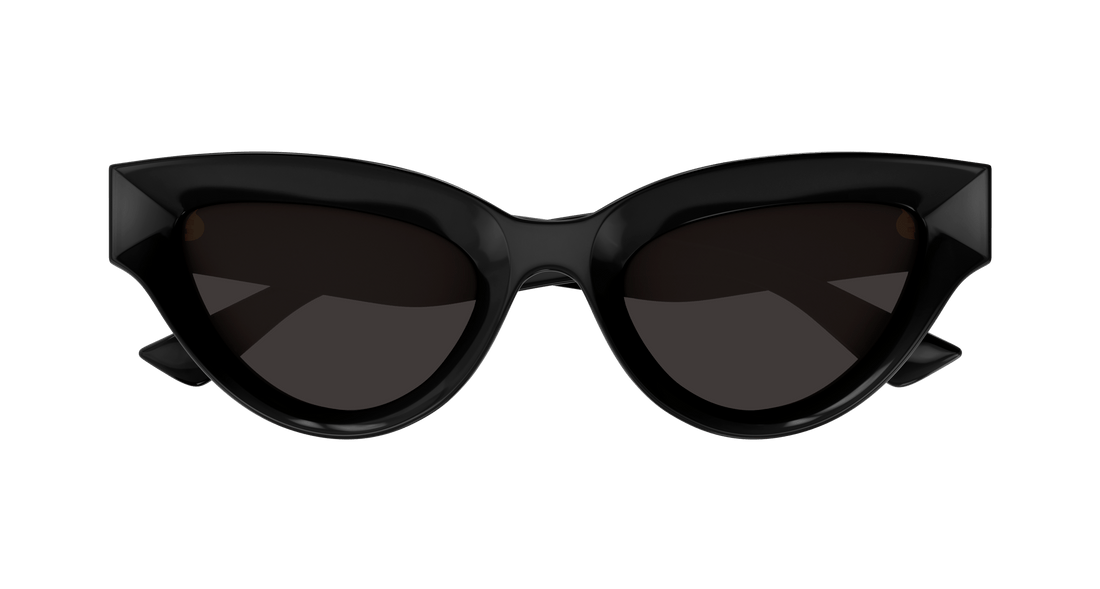 Occhiali da sole bottega veneta bv1249s 001 cat eye femenino taglia 53mm - Vista dettagliata